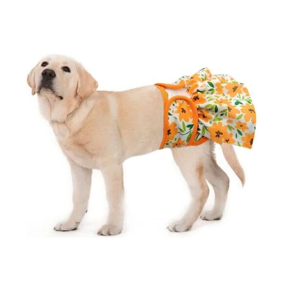 NEW 2 Dog Diapers Female Highly Absorbent Reusable Washable L - Picture 7 of 8